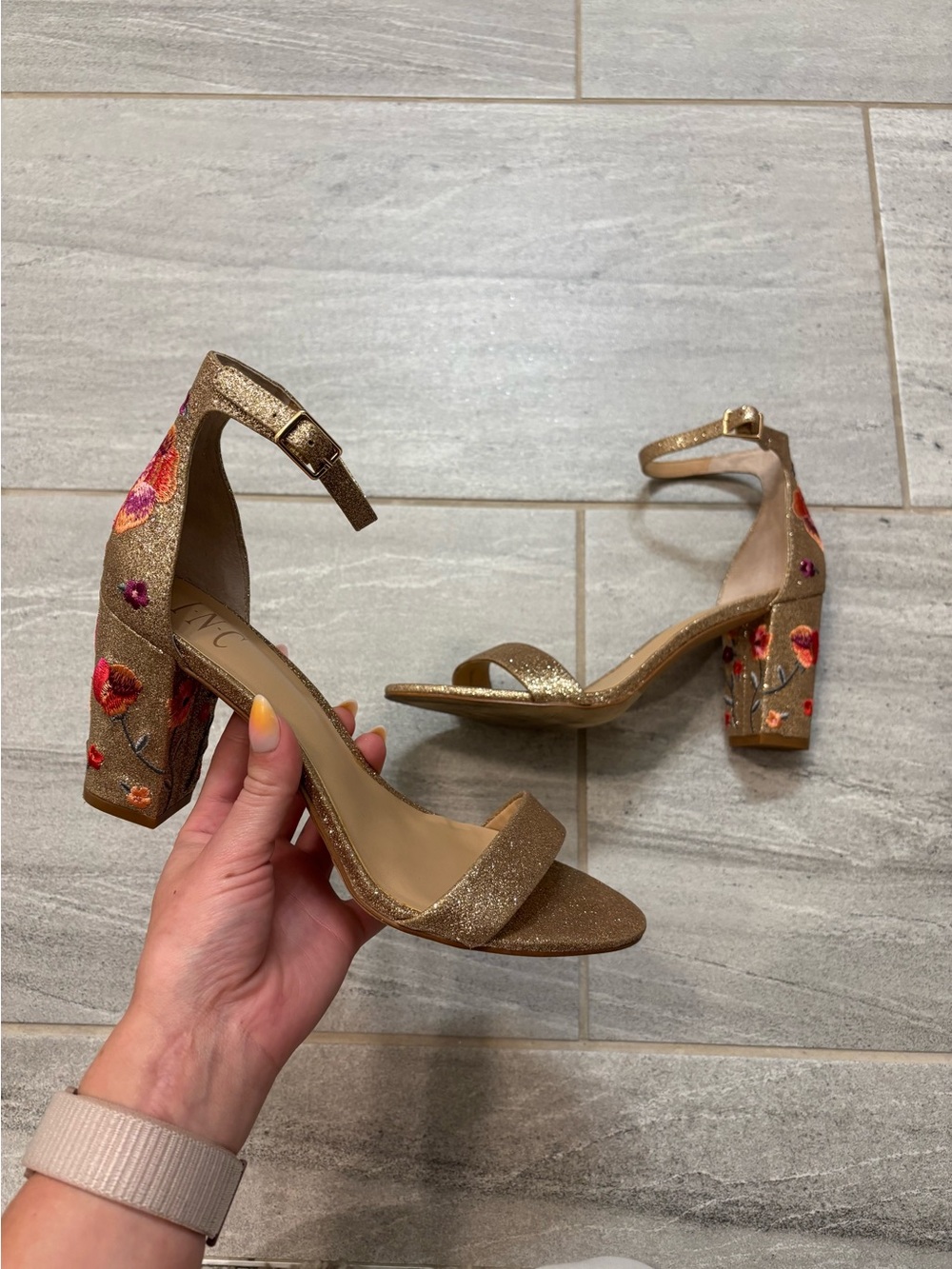 INC International Concepts "Kivah" Floral Dress Sandals